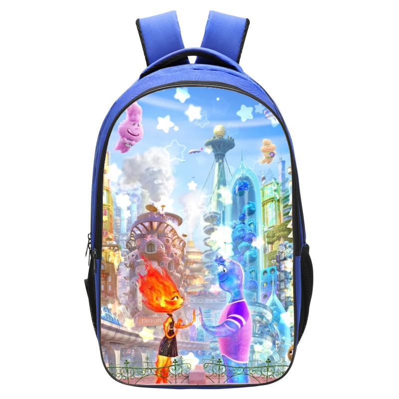 Elemental Backpack School Bag Blue - Image 15