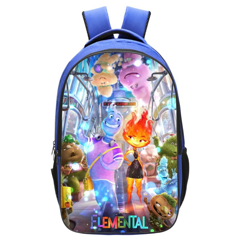 Elemental Backpack School Bag Blue - Image 16