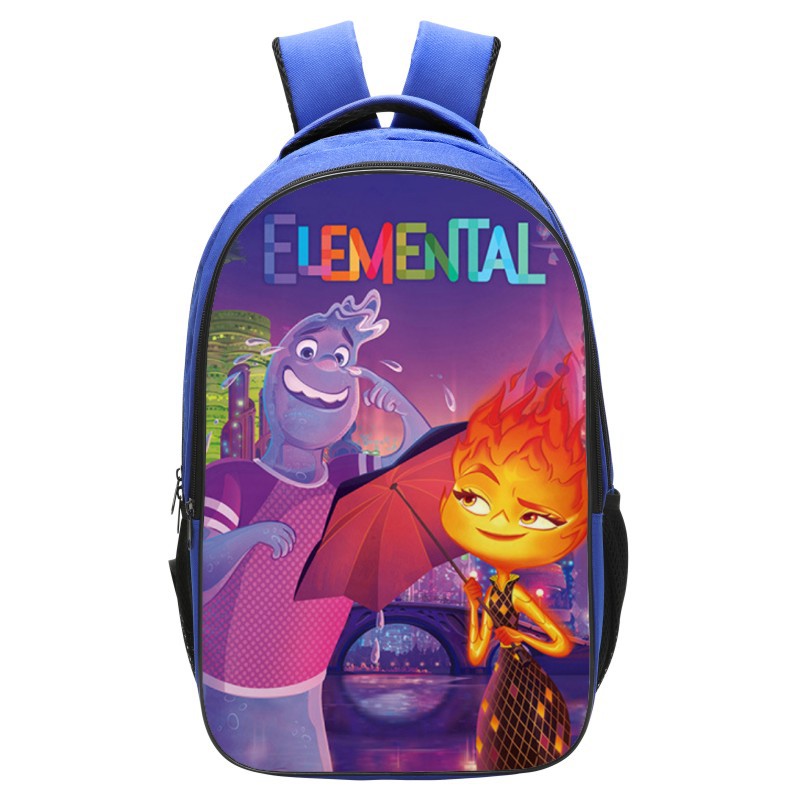 Elemental Backpack School Bag Blue - Image 18