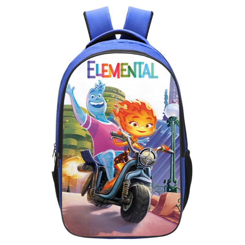 Elemental Backpack School Bag Blue - Image 2