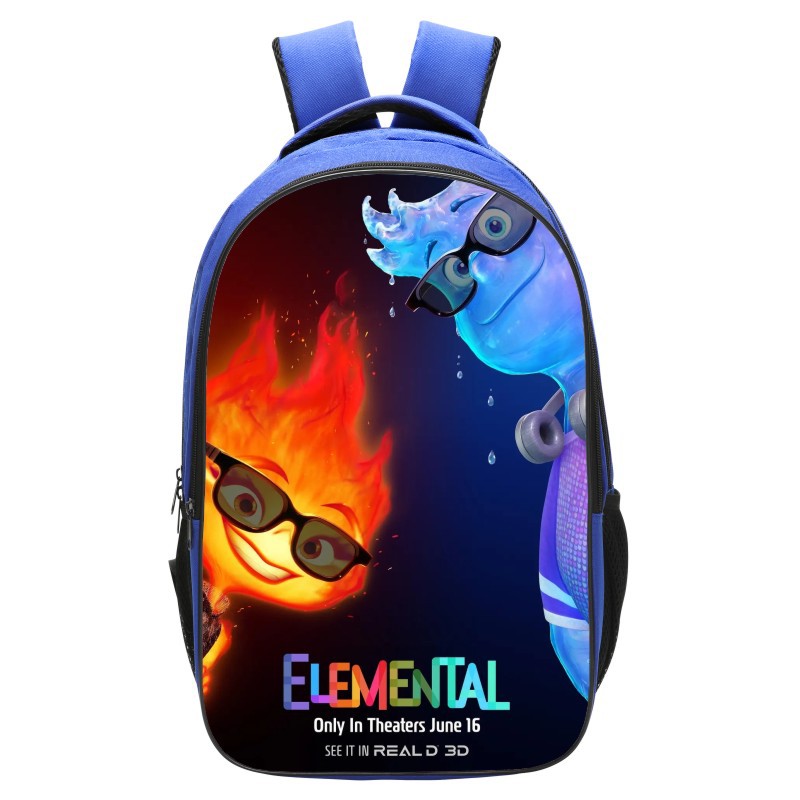 Elemental Backpack School Bag Blue - Image 5