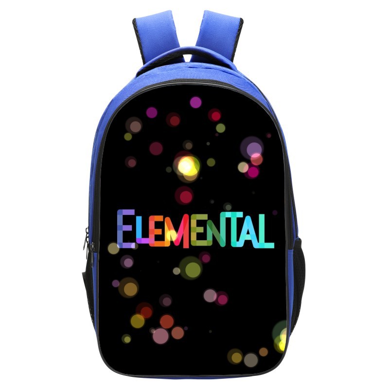 Elemental Backpack School Bag Blue - Image 8