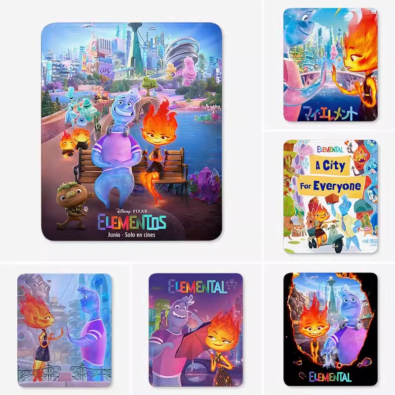 Elemental Mouse Pad Natural Rubber Washable