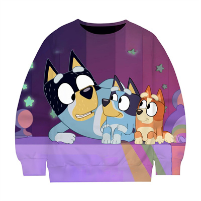 Bluey Sweatshirts Boys Hoodies Toddler Fashion Casual Baby Girls Boy Kids Sweatshirt - Image 22