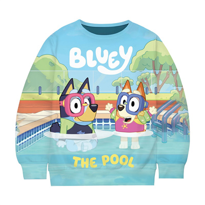 Bluey Sweatshirts Boys Hoodies Toddler Fashion Casual Baby Girls Boy Kids Sweatshirt - Image 25
