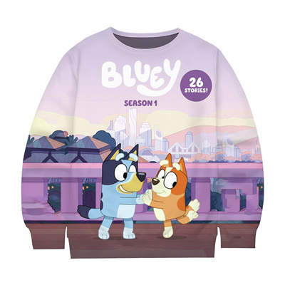 Bluey Sweatshirts Boys Hoodies Toddler Fashion Casual Baby Girls Boy Kids Sweatshirt - Image 26
