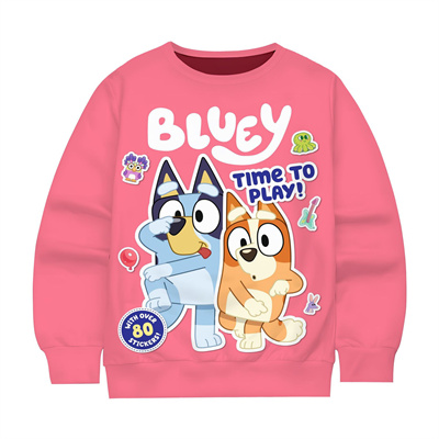 Bluey Sweatshirts Boys Hoodies Toddler Fashion Casual Baby Girls Boy Kids Sweatshirt - Image 4