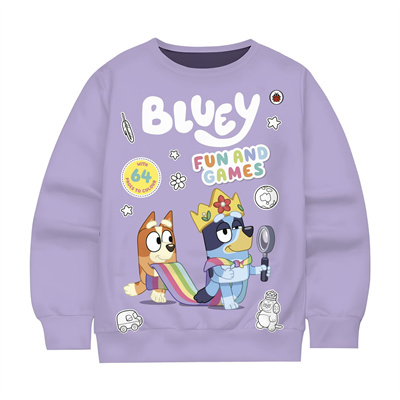 Bluey Sweatshirts Boys Hoodies Toddler Fashion Casual Baby Girls Boy Kids Sweatshirt - Image 6