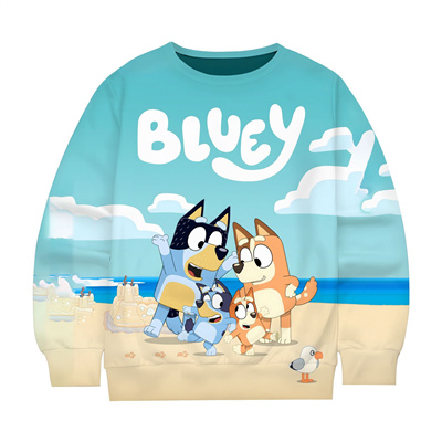 Bluey Sweatshirts Boys Hoodies Toddler Fashion Casual Baby Girls Boy Kids Sweatshirt - Image 7