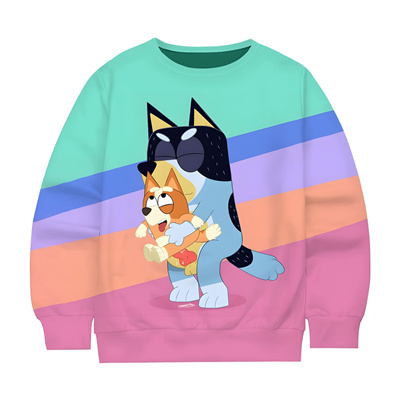 Bluey Sweatshirts Boys Hoodies Toddler Fashion Casual Baby Girls Boy Kids Sweatshirt - Image 8