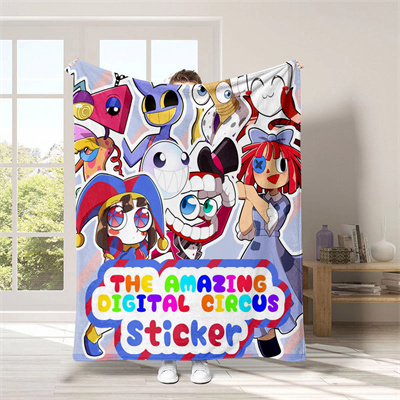 Circus Blanket Knee Blanket Sofa Blanket - Image 16