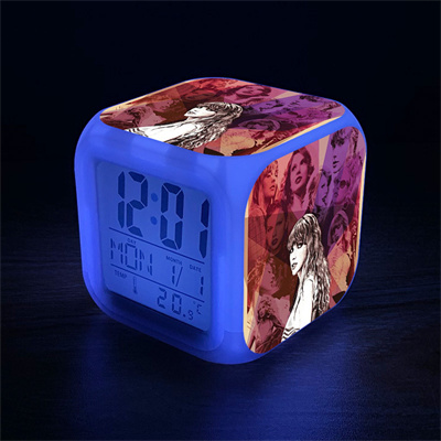 Taylor Swift 7 Colors Change Digital Alarm LED Clock - Image 14