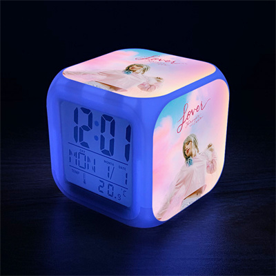 Taylor Swift 7 Colors Change Digital Alarm LED Clock - Image 15
