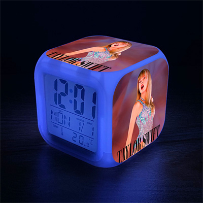 Taylor Swift 7 Colors Change Digital Alarm LED Clock - Image 16