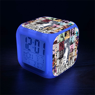 Taylor Swift 7 Colors Change Digital Alarm LED Clock - Image 18