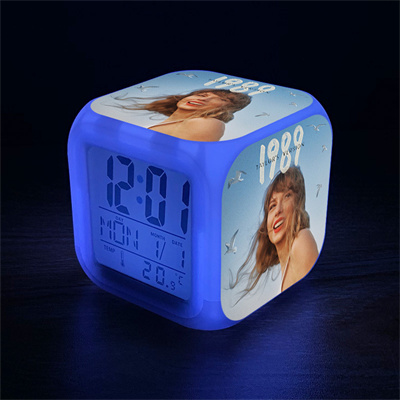 Taylor Swift 7 Colors Change Digital Alarm LED Clock - Image 5
