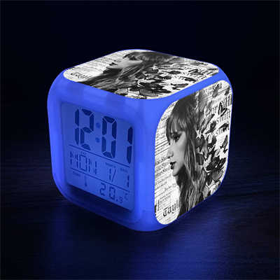 Taylor Swift 7 Colors Change Digital Alarm LED Clock - Image 7