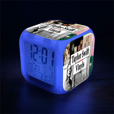 Taylor Swift 7 Colors Change Digital Alarm LED Clock - Image 8