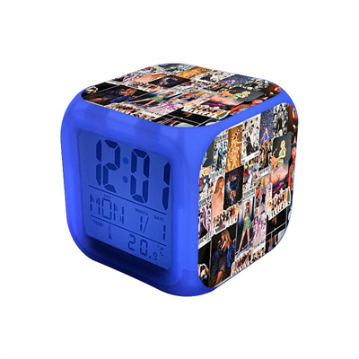 Taylor Swift 7 Colors Change Digital Alarm LED Clock