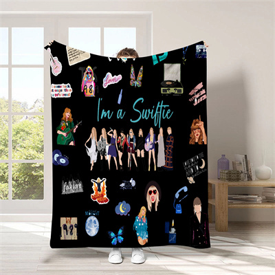 Taylor Swift Blanket Knee Blanket Sofa Blanket - Image 5