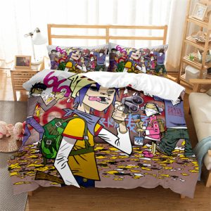 Gorillaz Bedding Three-Piece
