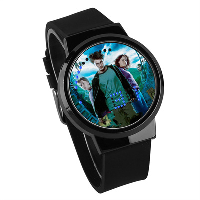 Hogwarts Waterproof LED Touch Screen Watch Black Strap Black Dial - Image 10