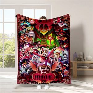 Hazbin Hotel Blanket Knee Blanket Sofa Blanket