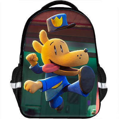 Dog Man Backpack Schoolbag - Image 10