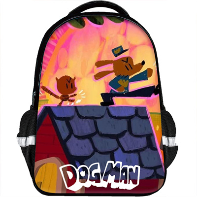 Dog Man Backpack Schoolbag - Image 6