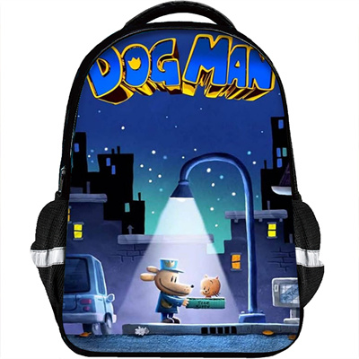 Dog Man Backpack Schoolbag - Image 7