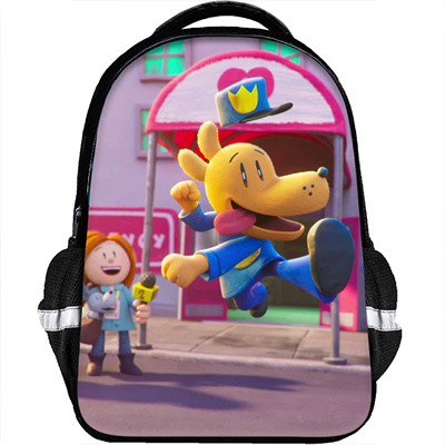 Dog Man Backpack Schoolbag - Image 9